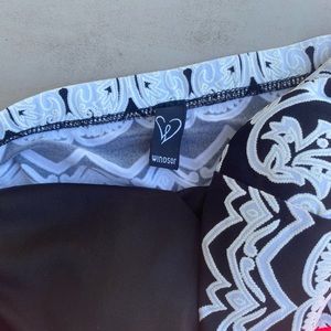 Cute little bunk and black strapless dress